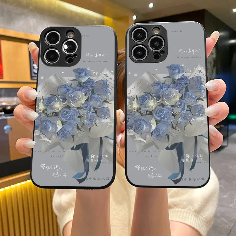 Tide Figure Rubik's Cube Painted Frosted All-inclusive Mobile Phone Soft Case