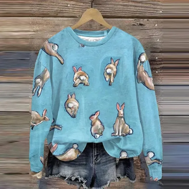 Long Sleeve Art 3D Printed All matching Women's Sweater Hoo111 - Shop at LoveMi
