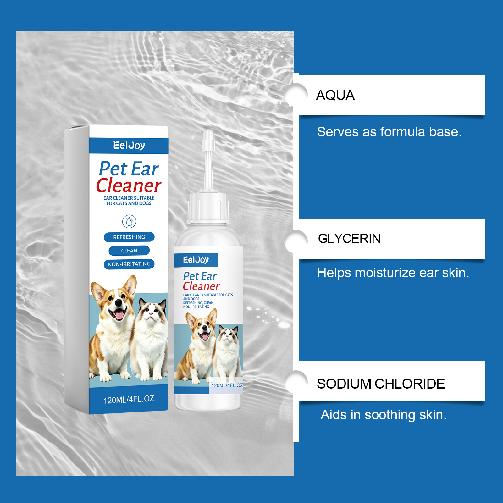Gentle Ear Cleaner For Pets 1