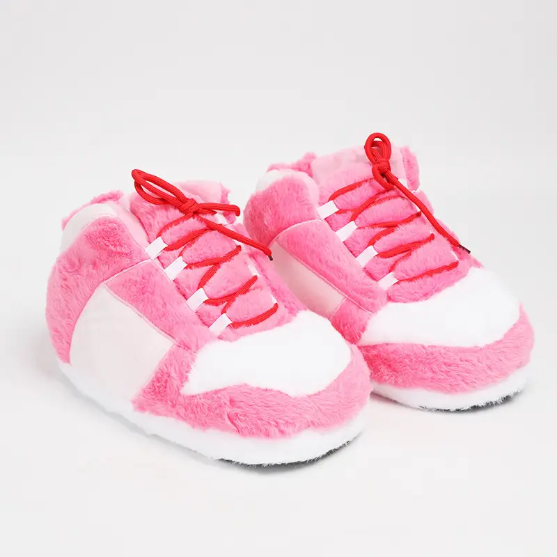 Large Cotton Shoes Plush Home Fuzzy Slippers