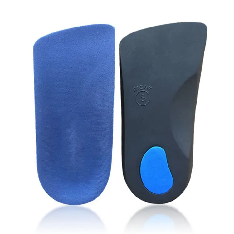 Arch-supporting Heel-eversion-correcting In-toe and Out-toe Correcting Shoe Inserts