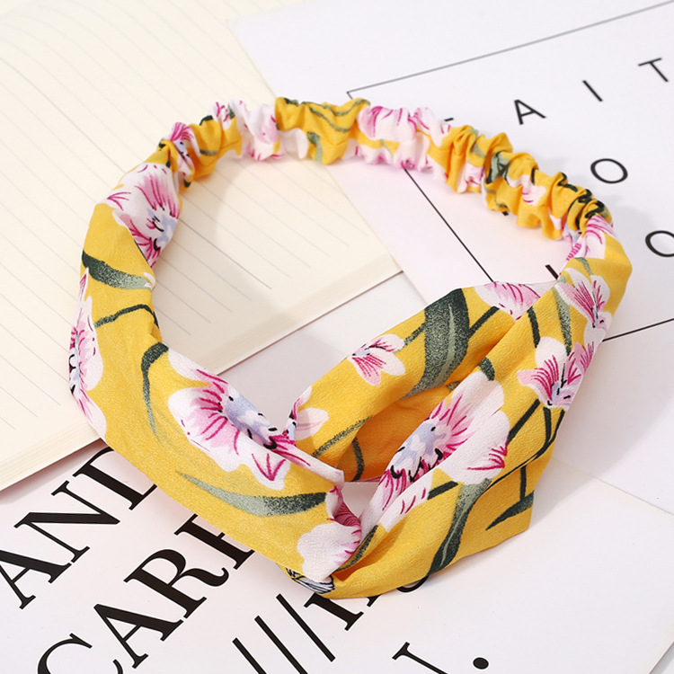 Women’s Bandeau Korean Style Cross Headband Headwear