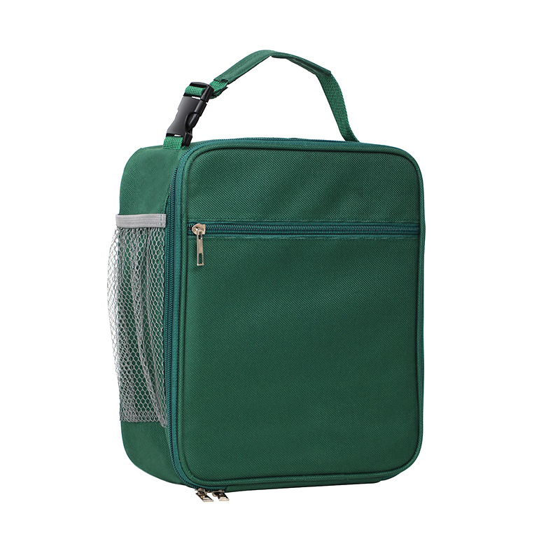 Dark Green Portable Lunch Bag