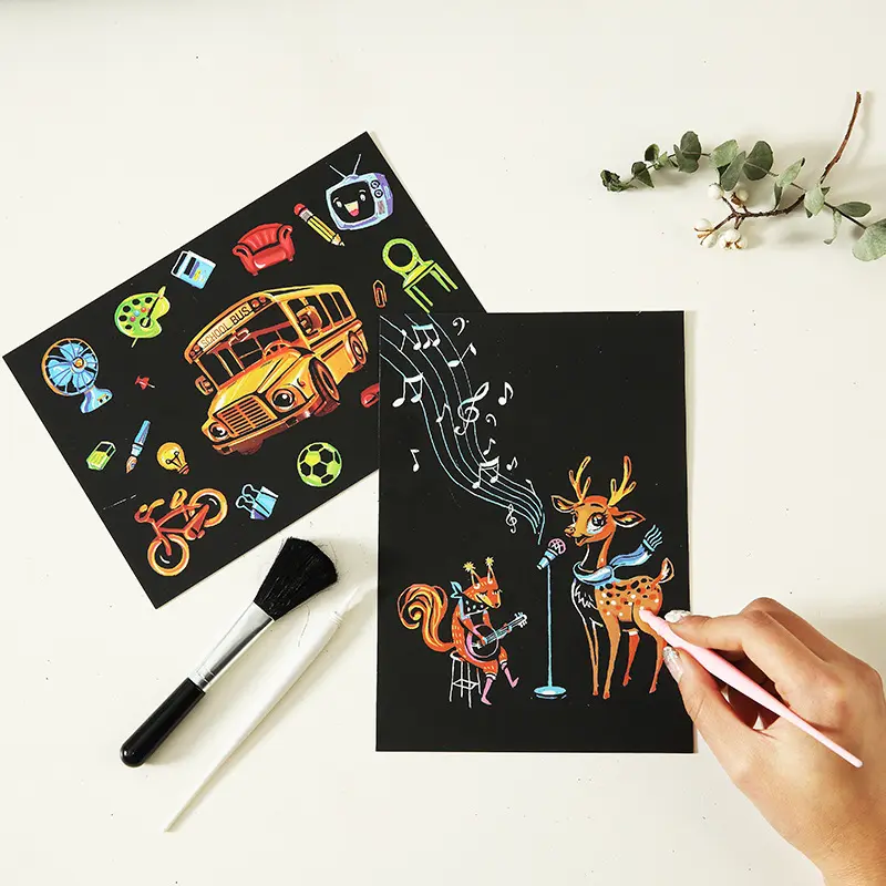 Dreamlike Scratch Art Paper