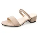 New Chunky-heel Mid-heel Sandalstwo Styles In One view 5