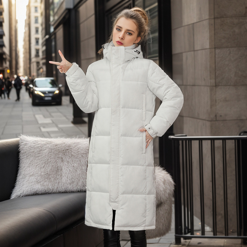 Thick Warm Lengthened Overknee Cotton-padded Jacket