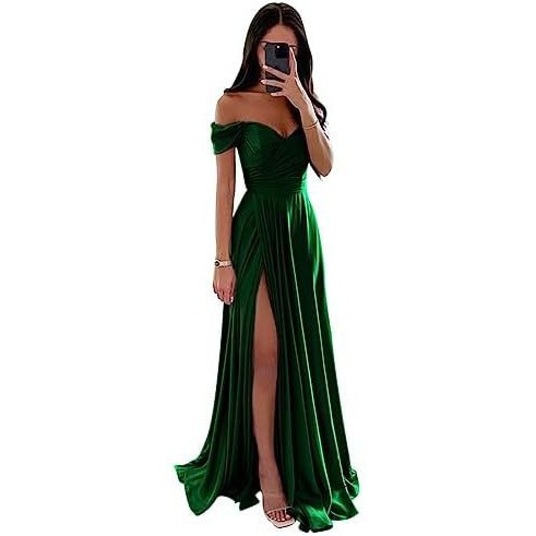 Banquet Temperament Concert Solo Bridesmaid Dress Simulated Silk93 - Shop at LoveMi