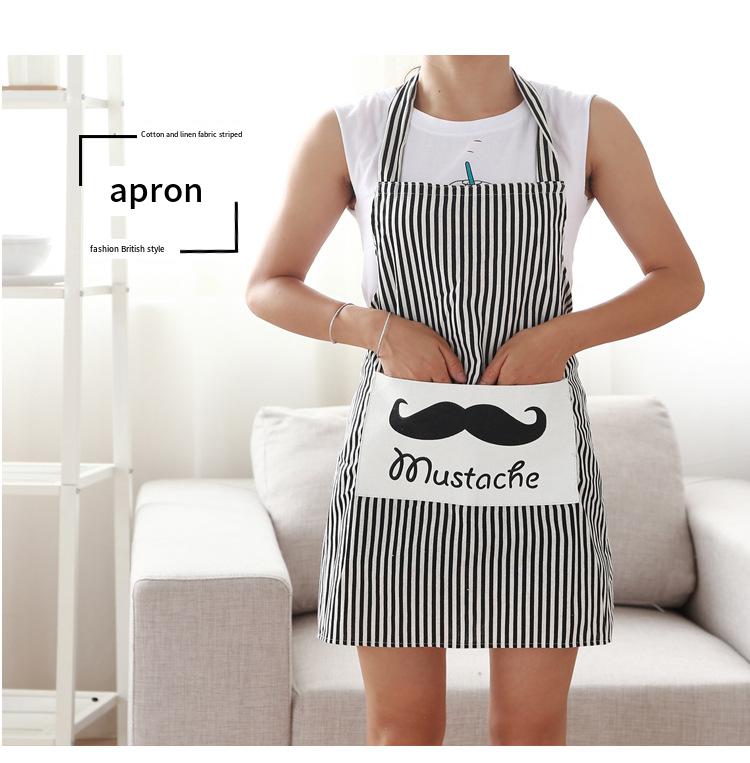 Title 1, Korean style fashion apron for manicure, kitche...